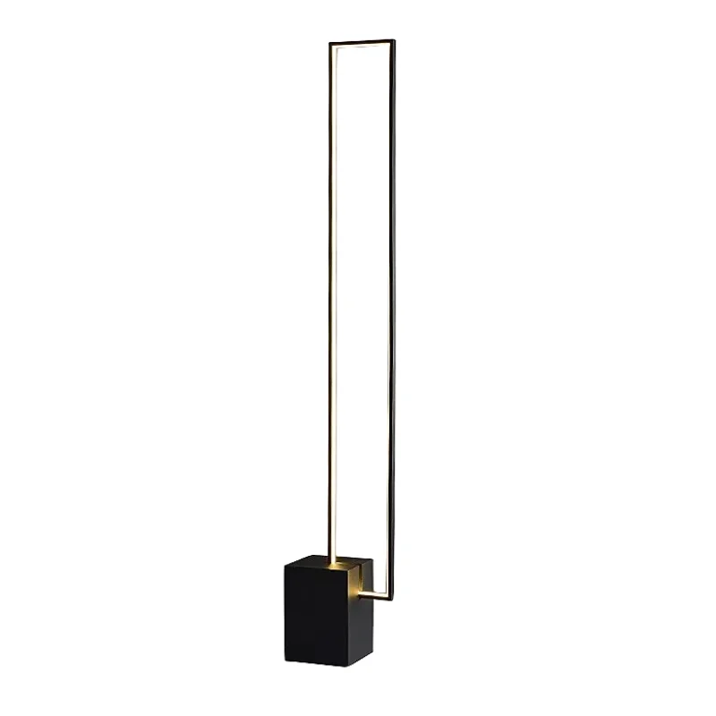 Lampadaire design rectangle minimaliste