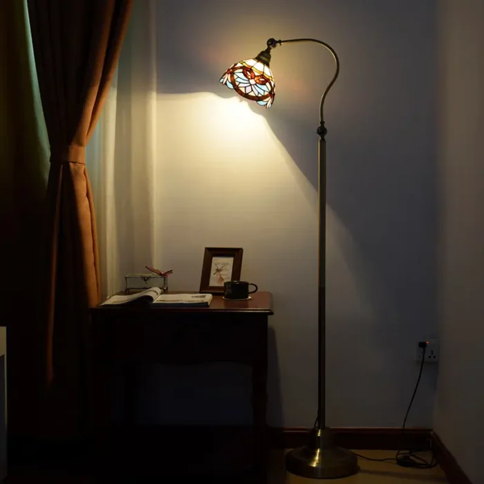 Lampadaire vintage lumière tamisée