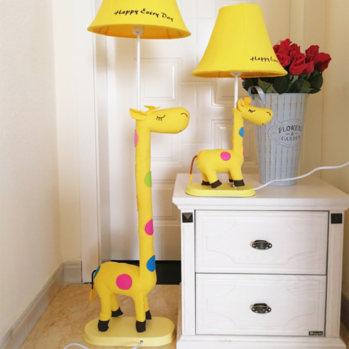 Lampadaire chambre bébé, girafe
